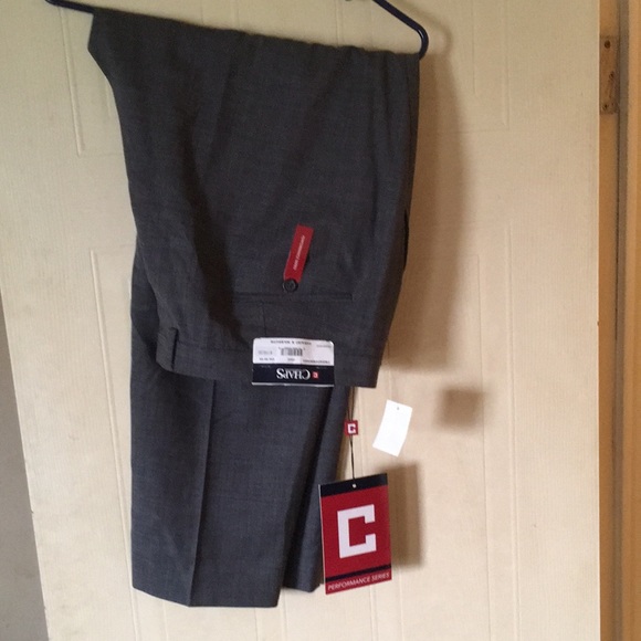 Chaps Pants Chaps Gray Suit Pants Poshmark
